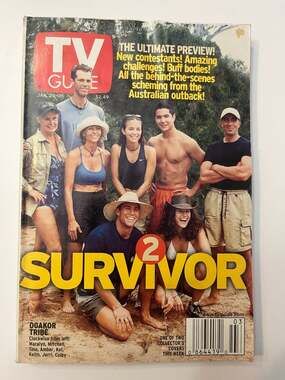 TV Guide Magazine 2001 Survivor 2 Australian Outback Ogakor Tribe Collector